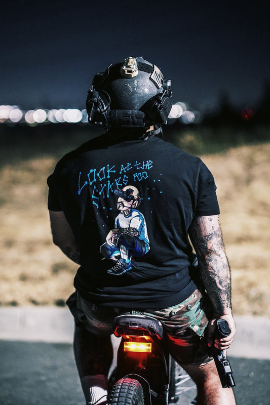 “Look at the stars foo” t-shirt/ short sleeve.